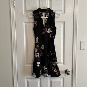 Dynamite Black Floral Dress